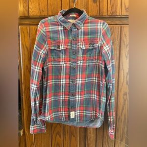 Abercrombie & Fitch plaid flannel - XL